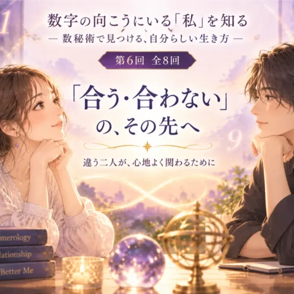 数秘術で見る相性｜「合う・合わない」で終わらせない人間関係のヒント【第6回】