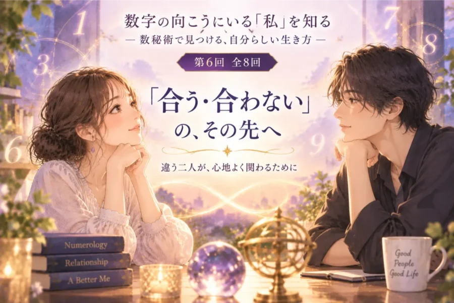 数秘術で見る相性｜「合う・合わない」で終わらせない人間関係のヒント【第6回】